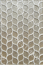 Leaf Beige Crystal Glass Mosaic 001382