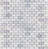 Oriental White Marble Mosaic Polished 1"×2 "
