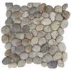 Silver Wheat Pebble Mosaic