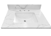 Calacatta White Engineered Marble Top