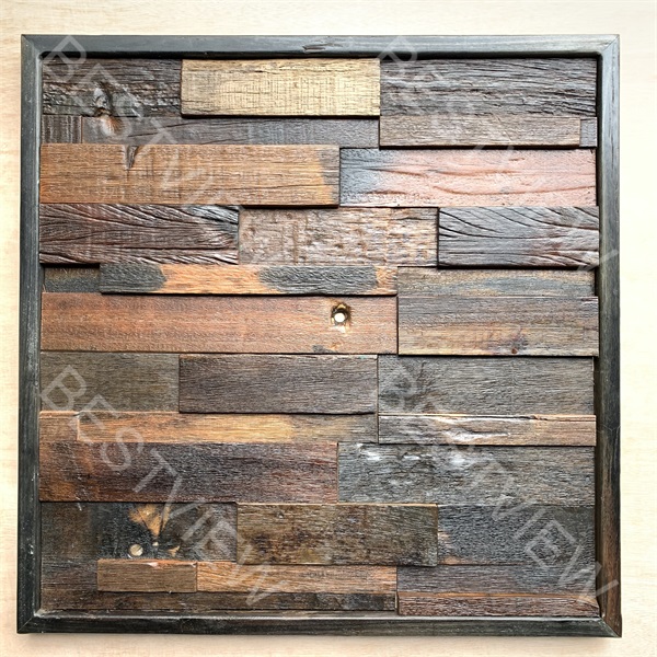 Heritage Panel Antique Wood Mosaic Random Plank 