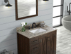 37-in Siena Quartz Single Sink Bathroom Vanity Top (Castle Rock)