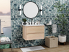 Avery30.5 -in Vanity Combo Natural Oak With White Quartz Top