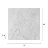 Carrara White Marble Tile Polished 12"x12"