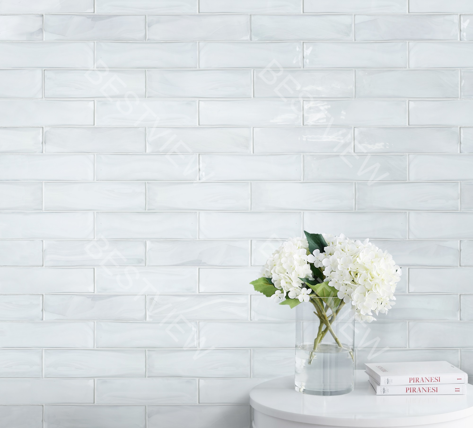 HANDMADE HOT GLASS TILE 000745