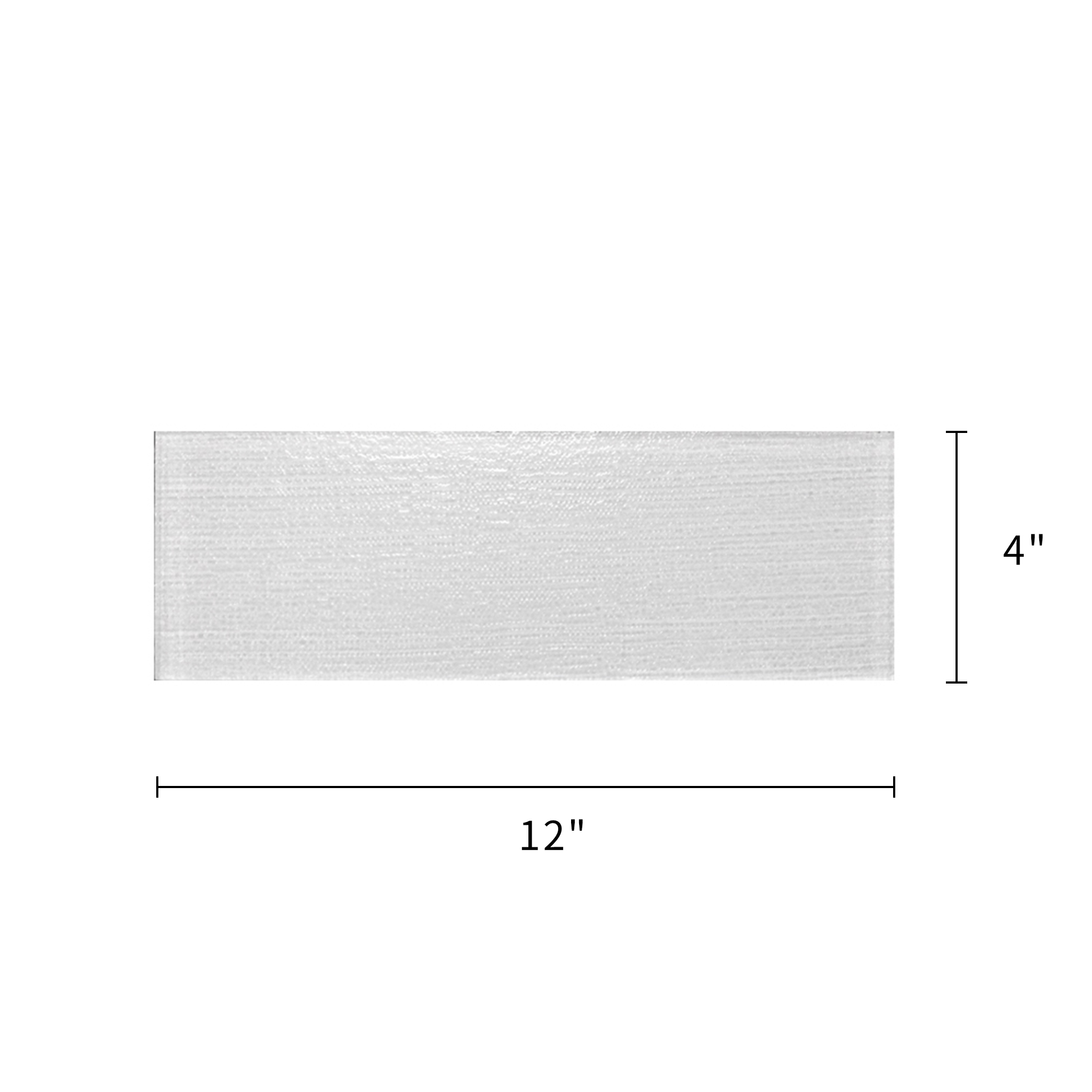  Linen Ice Glass Tile 4"x12"