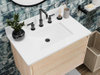 Avery30.5 -in Vanity Combo Natural Oak With White Quartz Top