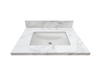 25-in Staturio Gold Sintered Stone Single Sink Bathroom Vanity Top 