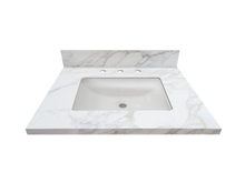 25-in Staturio Gold Sintered Stone Single Sink Bathroom Vanity Top 