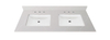 61-in Brookvale Quartz Double Sink Bathroom Vanity Top