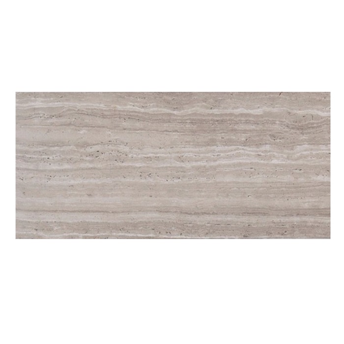 Wooden White Marble Tile Honed 12"x24" 