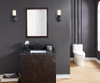 37-in Thunder Black Granite Single Sink Bathroom Vanity Top