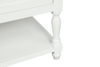 Elizabeth 36-in Vanity Combo in Dove White with 1in Thichness Authentic Italian Carrara Marble Top - PlusV2.0