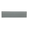  Space Gray Linen Glass Mosaic 1.5"x6"