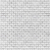  Carrara White Mosaic Polished 1"×2" Brick