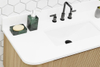 Osage 48.5-in Vanity Combo Wood with White Quartz Top 