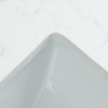 73-in Carrara White Quartz Double Sink Bathroom Vanity Top