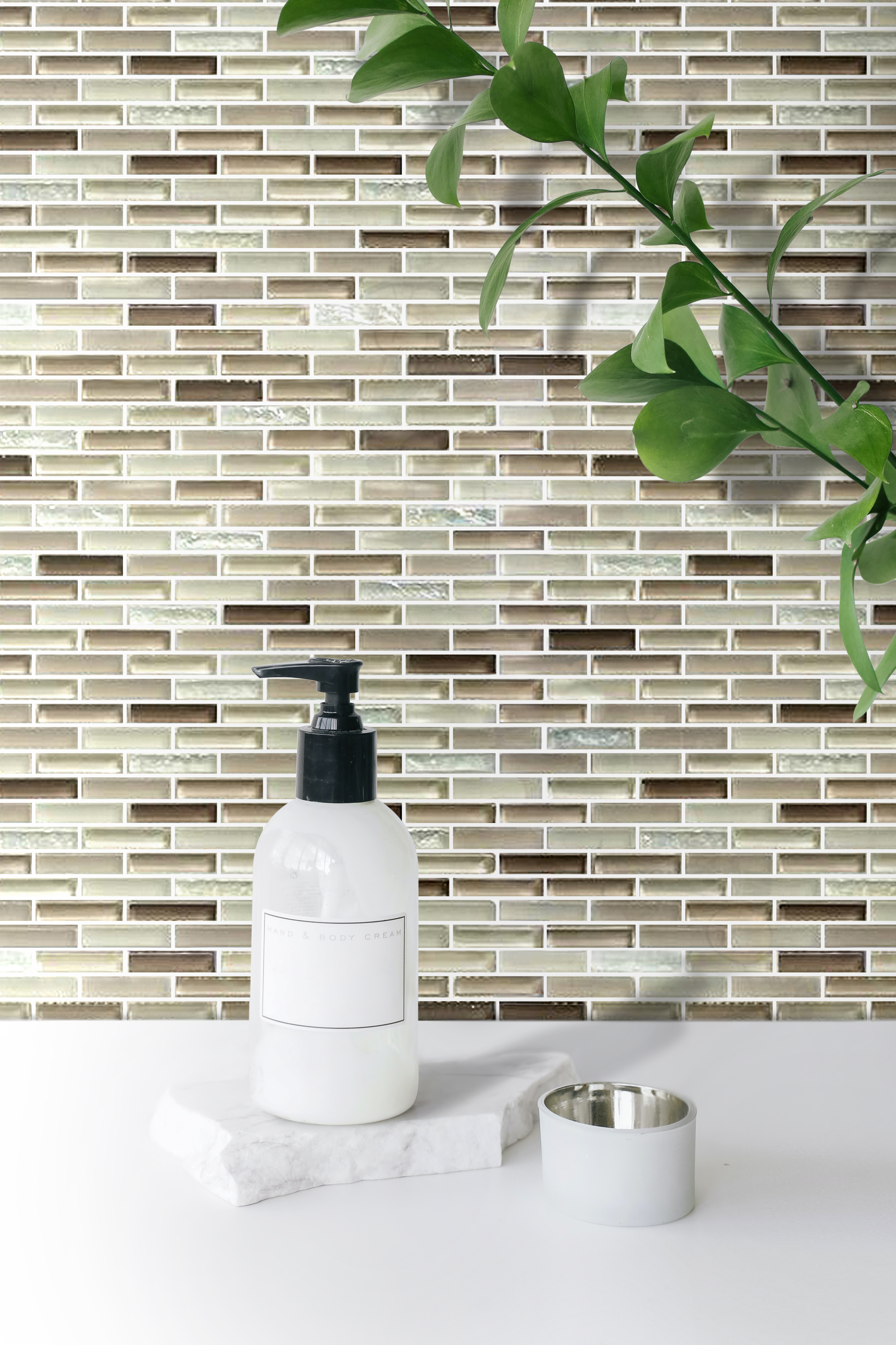 Farnsworth - Glass Mix Mosaic Random Strips