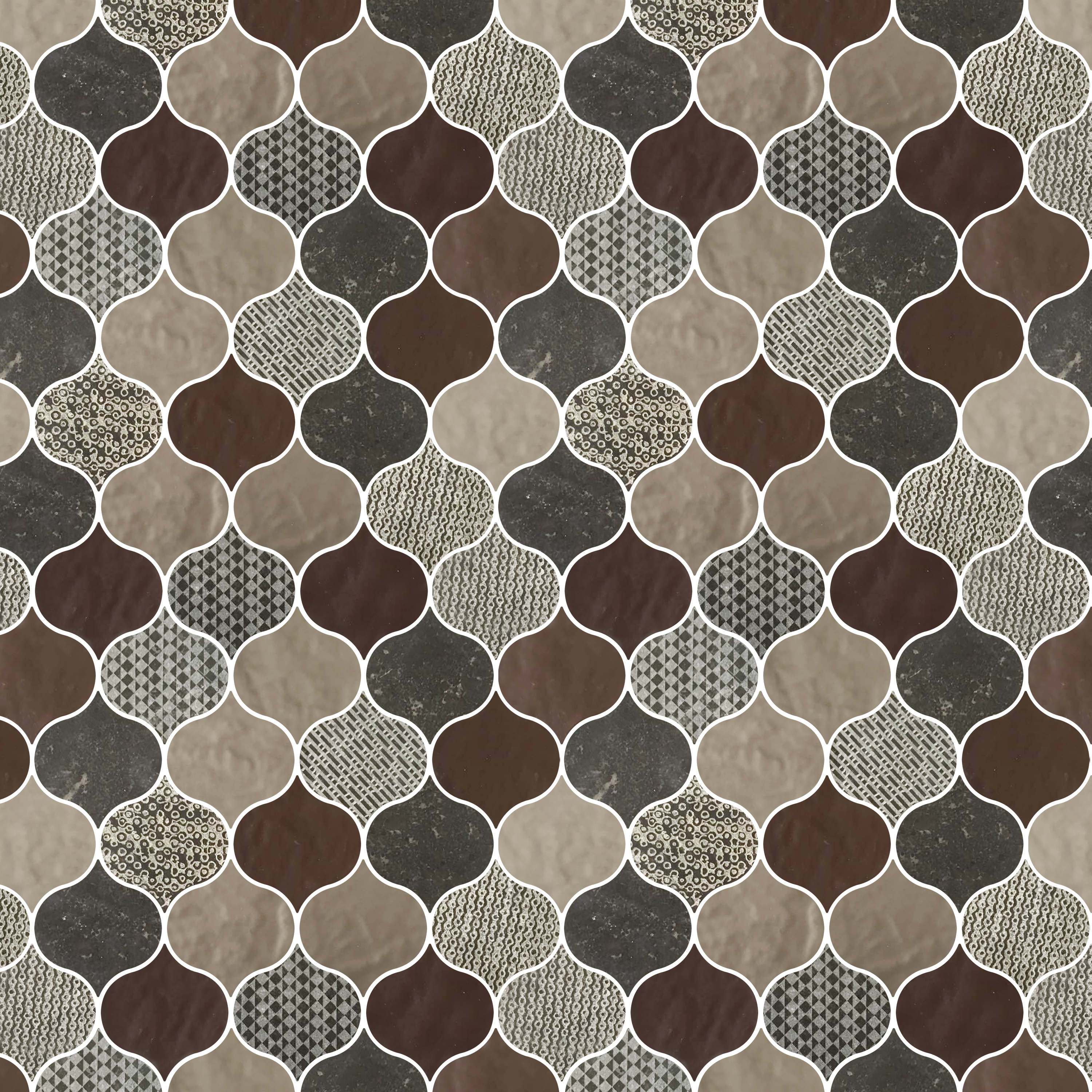  Lantern Mosaic 3" Decorative Droplet