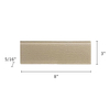 Linen Beige Glass Tile 4"x12" 