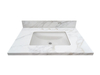 31-in Staturio Gold Sintered Stone Single Sink Bathroom Vanity Top 