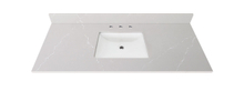 61-in Brookvale Quartz Single Sink Bathroom Vanity Top