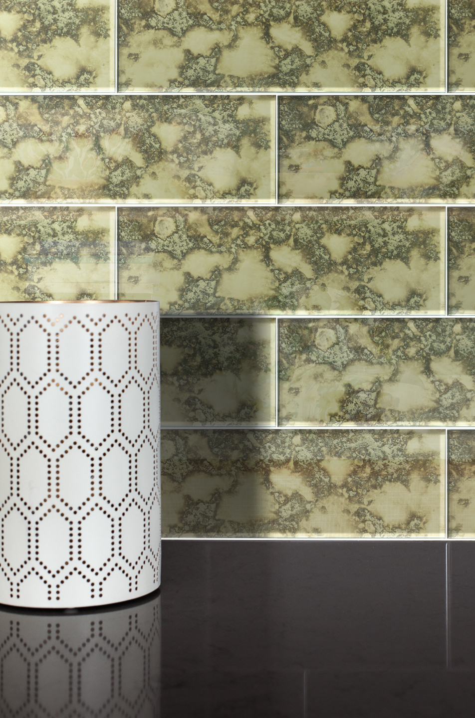 Antique Mirror Glass Tile Unbeveled 