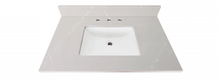 37-in Brookvale Quartz Single Sink Bathroom Vanity Top