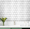 CRYSTAL BLUE， BULE CELESTE AND THASSOS MARBLE MOSAIC 000602