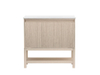 Mena 36-in Vanity Natural Wood With Porcelain Top