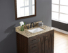 37-in Santa Cecilia Granite Single Sink Bathroom Vanity Top