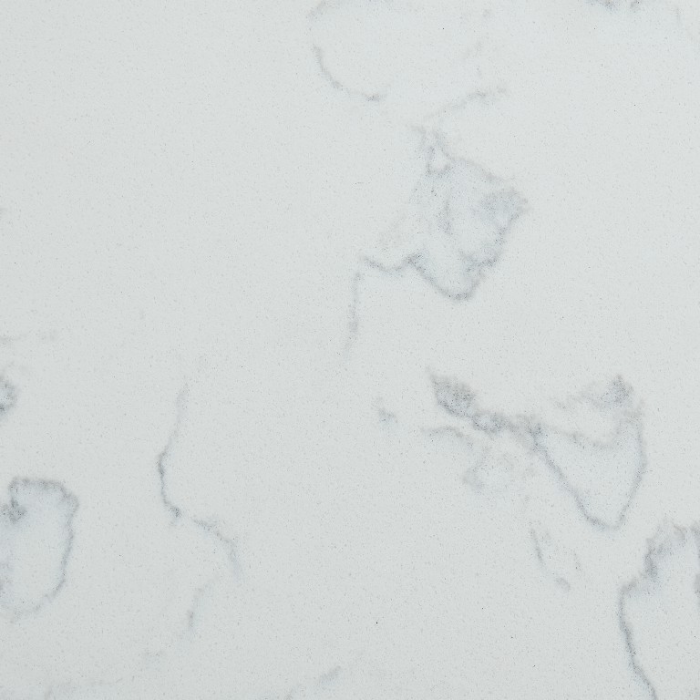 49-in Carrara White Quartz Single Sink Bathroom Vanity Top