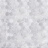 Carrara White Mosaic Polished 2" Hexagon 