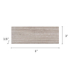 Wooden White Marble Tile Honed 3"x8" 