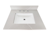 25-in Brookvale Quartz Single Sink Bathroom Vanity Top
