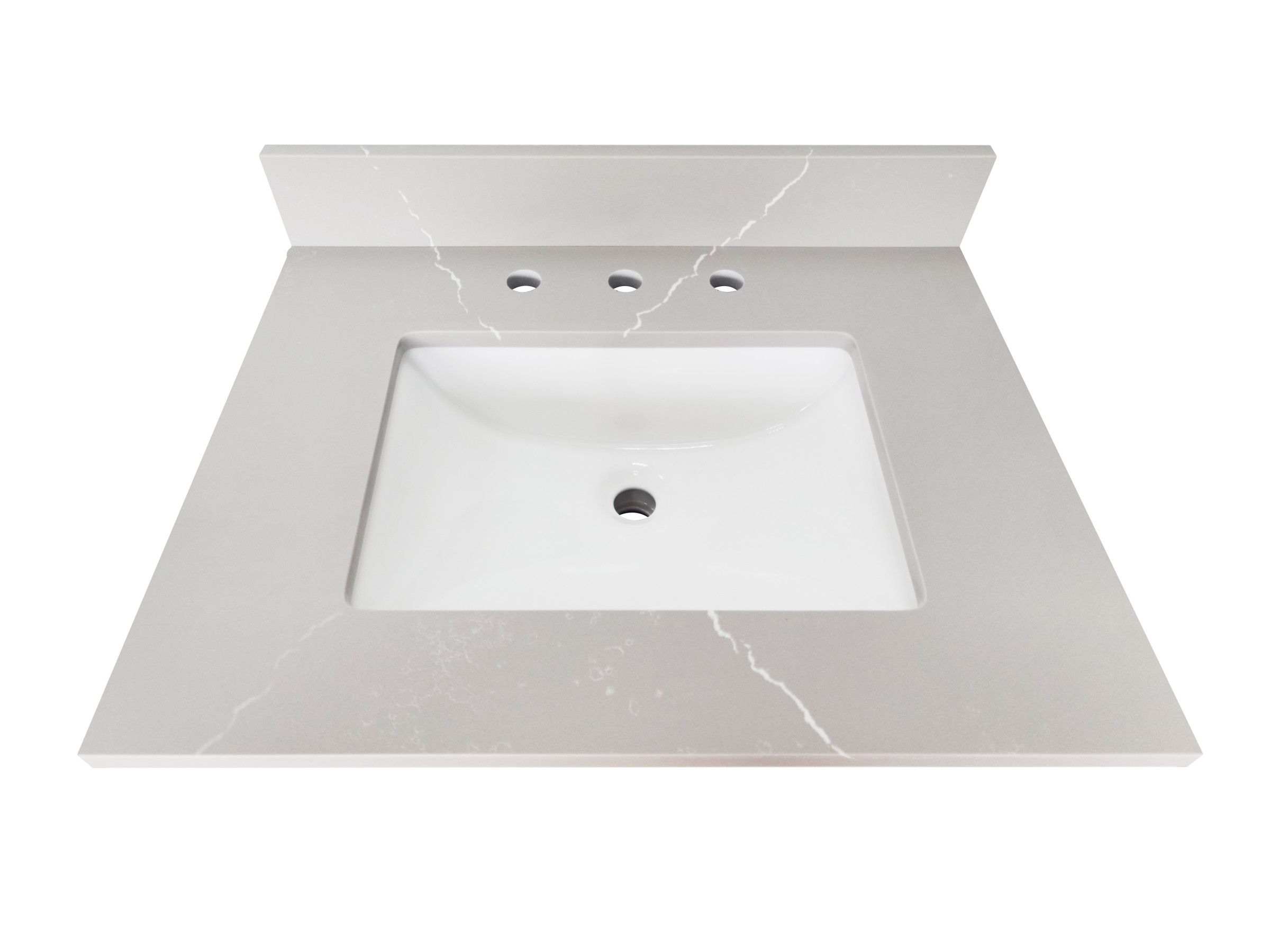 25-in Brookvale Quartz Single Sink Bathroom Vanity Top