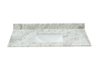 49-in Glacier White Granite Single Sink Bathroom Vanity Top
