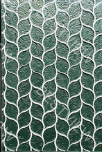 Leaf Beige Crystal Glass Mosaic 001379