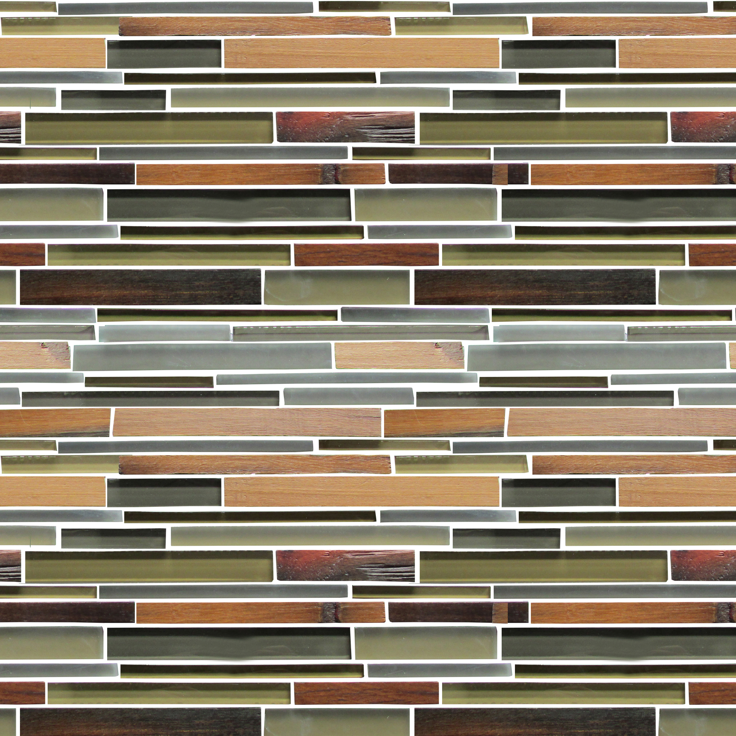 Ambergris Reed- Mixed Media Mosaic Random Strip