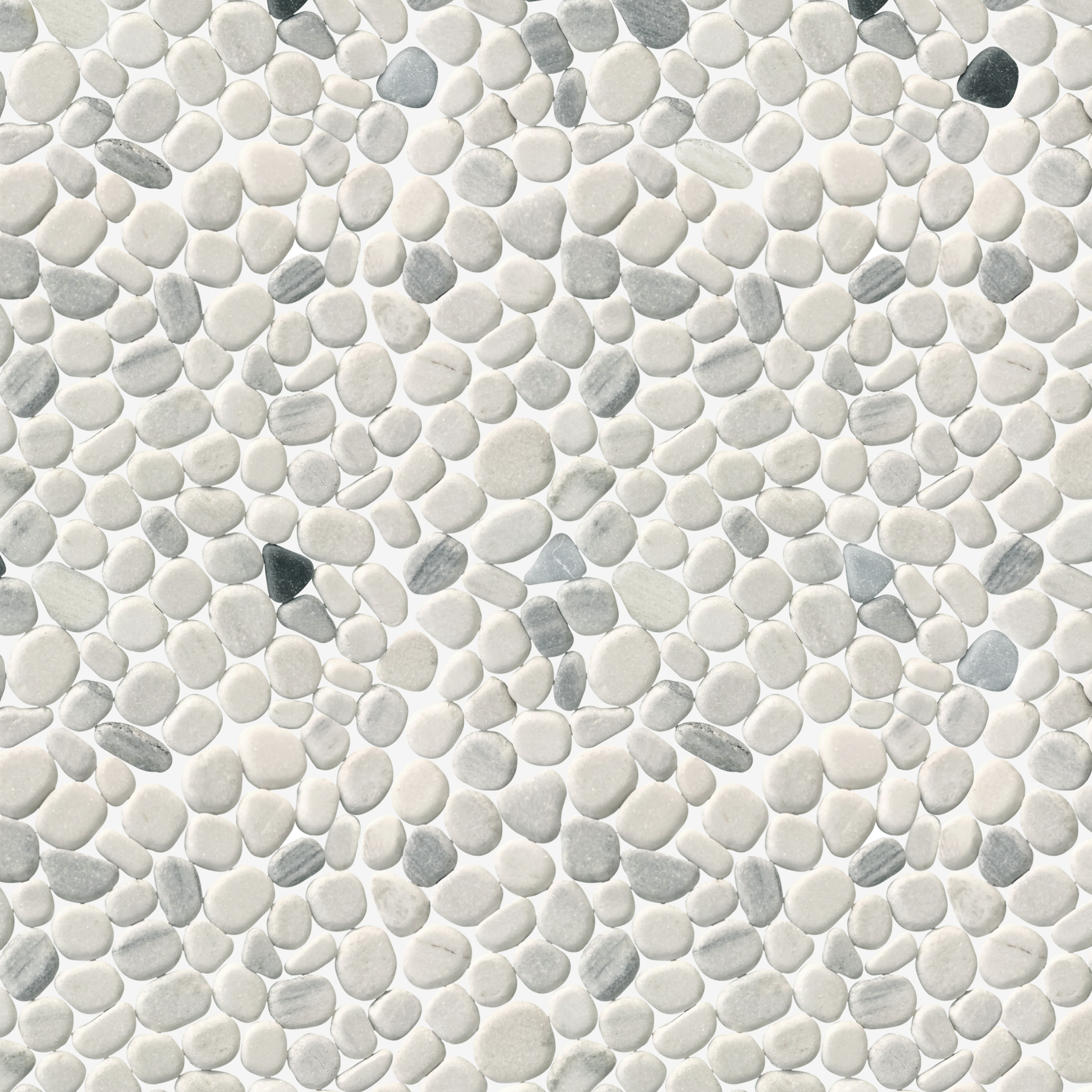 Chinese Zebra Flat Pebble Mosaic