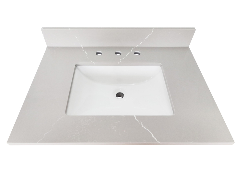 31-in Brookvale Quartz Single Sink Bathroom Vanity Top