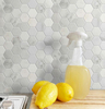 Calacatta White Mosaic Polished 2" Hexagon
