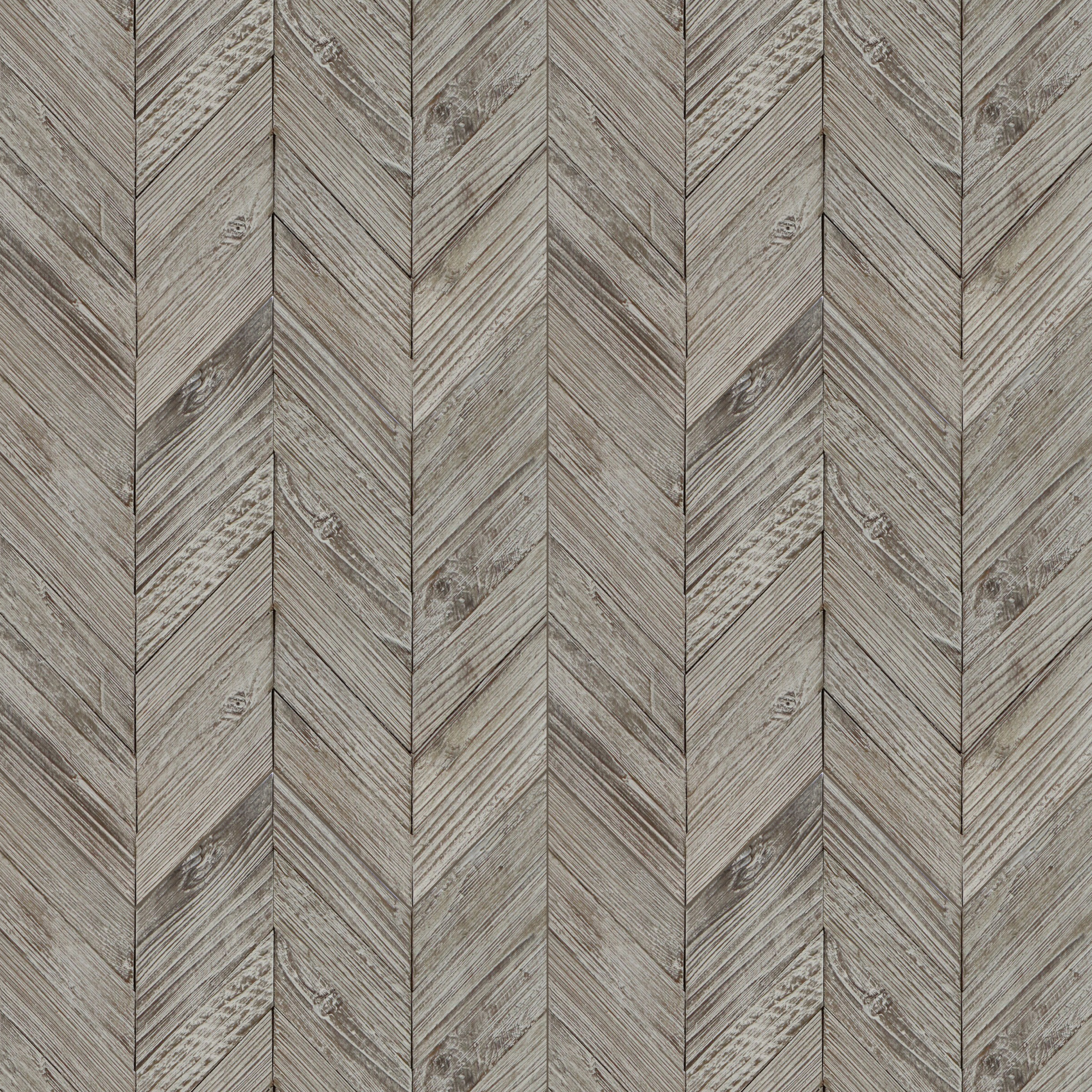 Antique Anchor Teakwood Chevron Mosaic