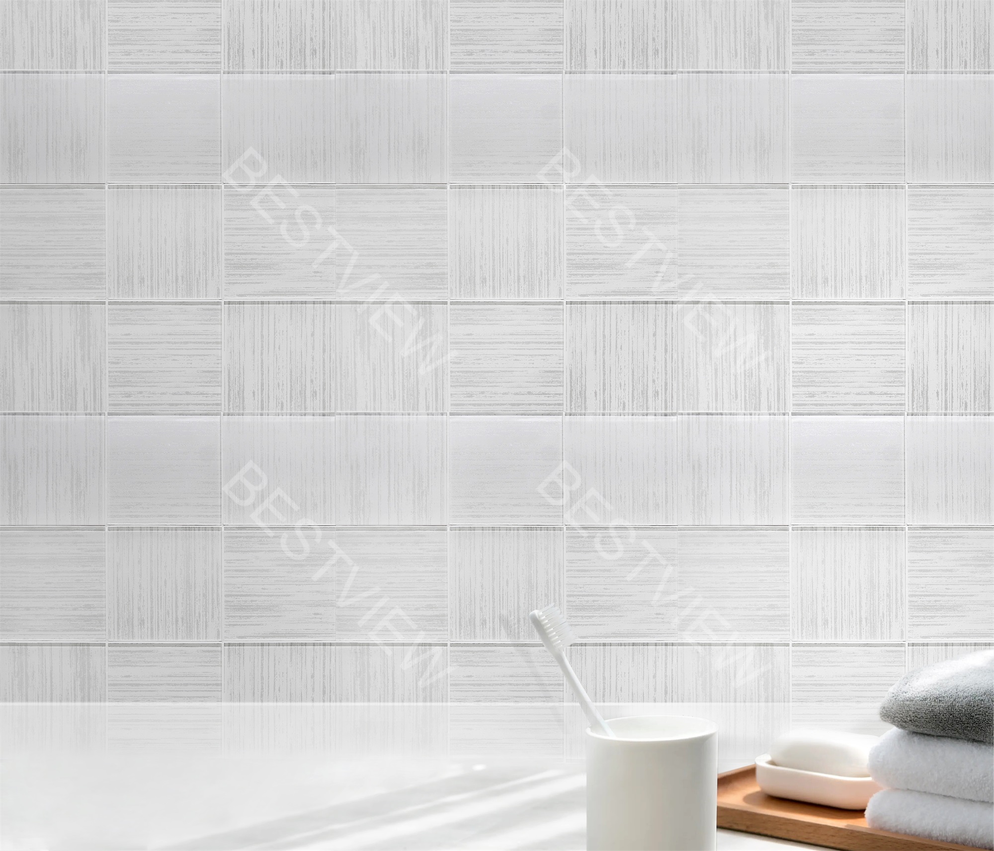  INKJET WITH PEARLESCENT GLASS MOSAIC 000730