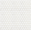 Thassos White Mosaic Polished 2" Hexagon 