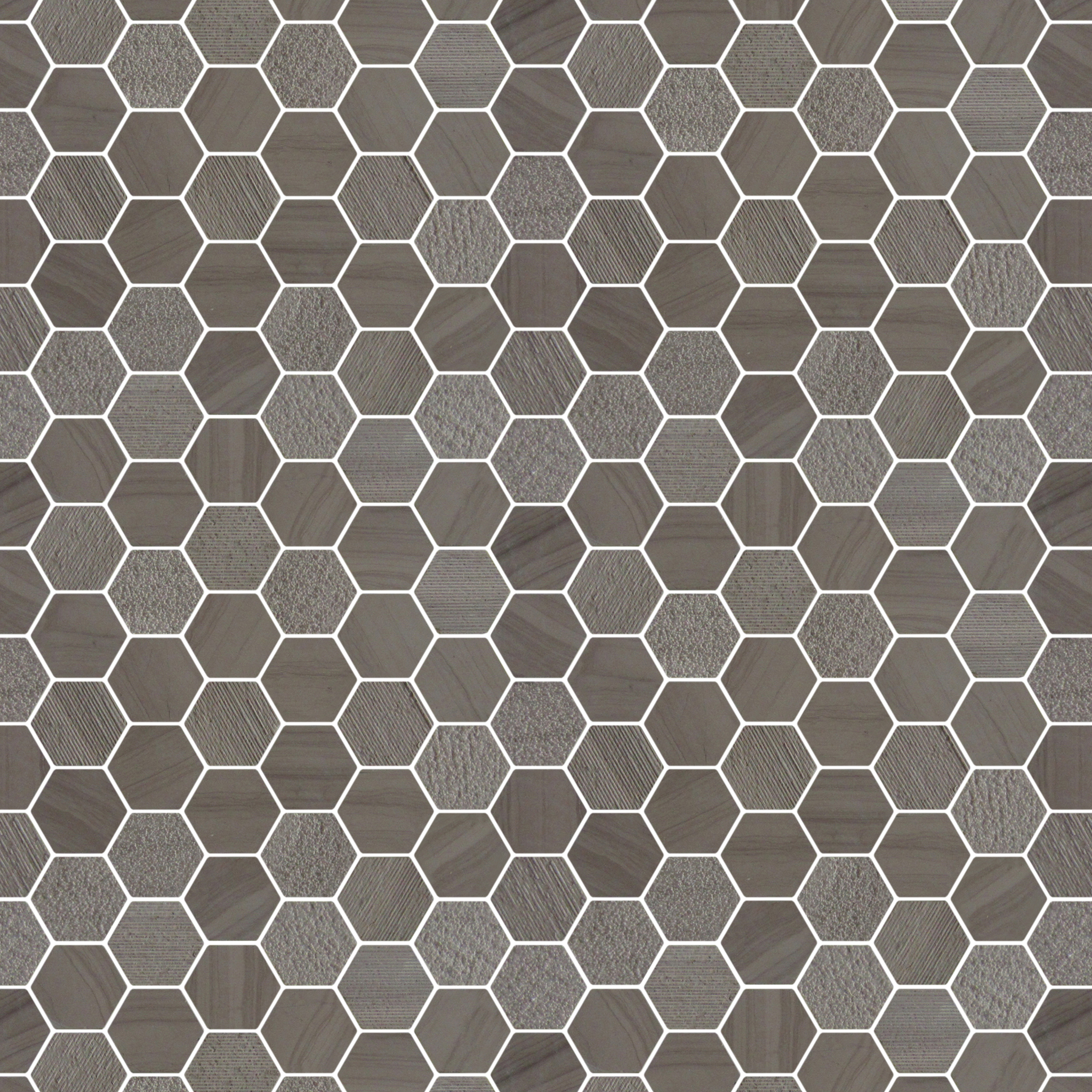 Athena Trinity Marble Mosaic Hexagon