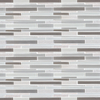 Clayton - Marble & Glass Mosaic Random Strip