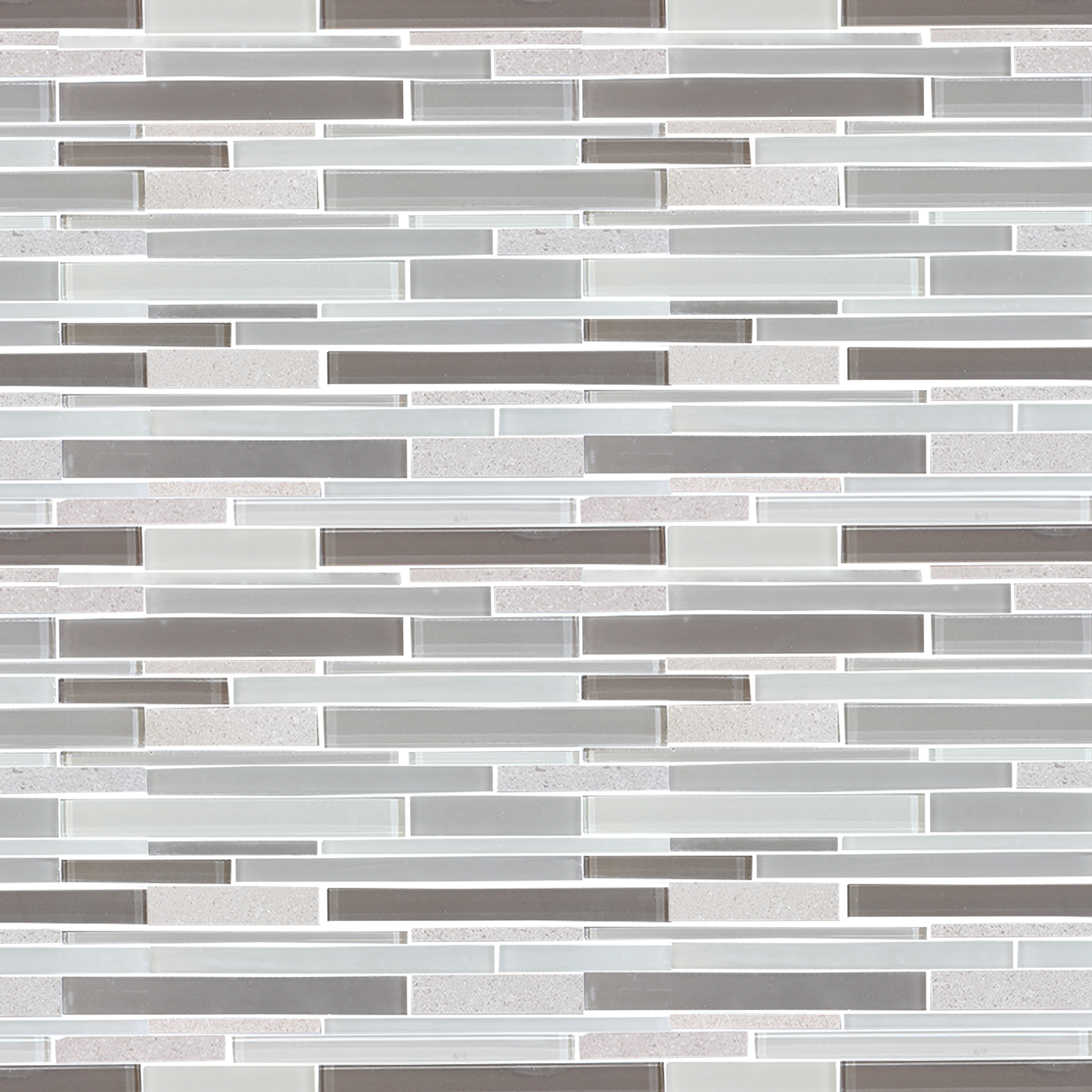 Clayton - Marble & Glass Mosaic Random Strip