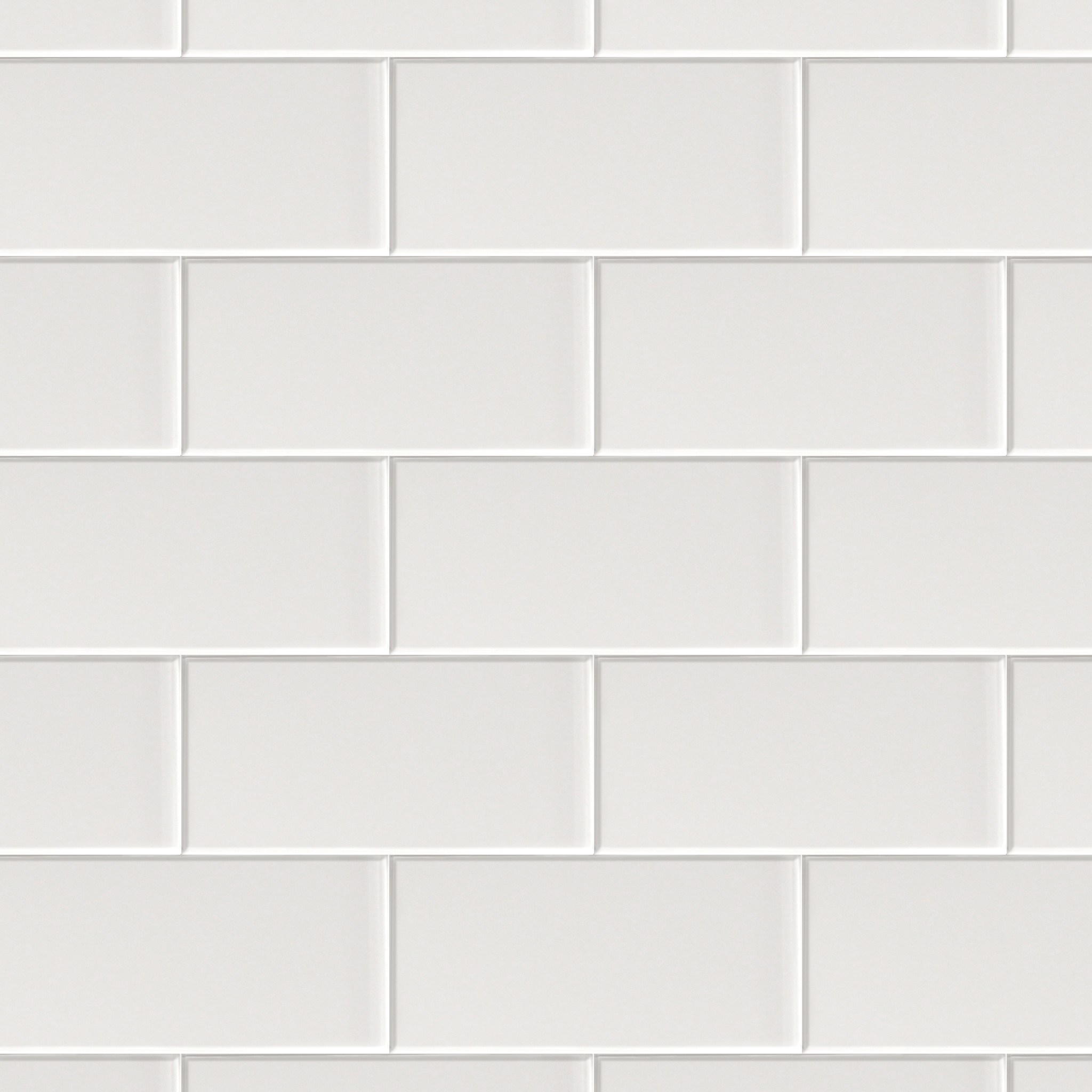  Ice Block Glass Tile 3"x6"