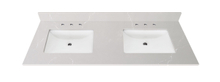73-in Brookvale Quartz Double Sink Bathroom Vanity Top
